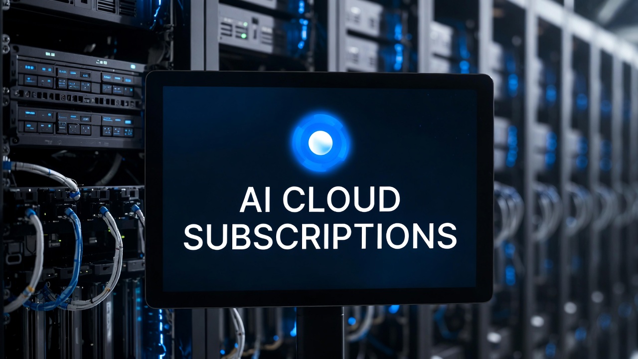 AI Cloud Subsriptions Icon