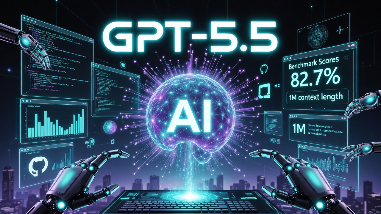 GPT-5.5 release illustration