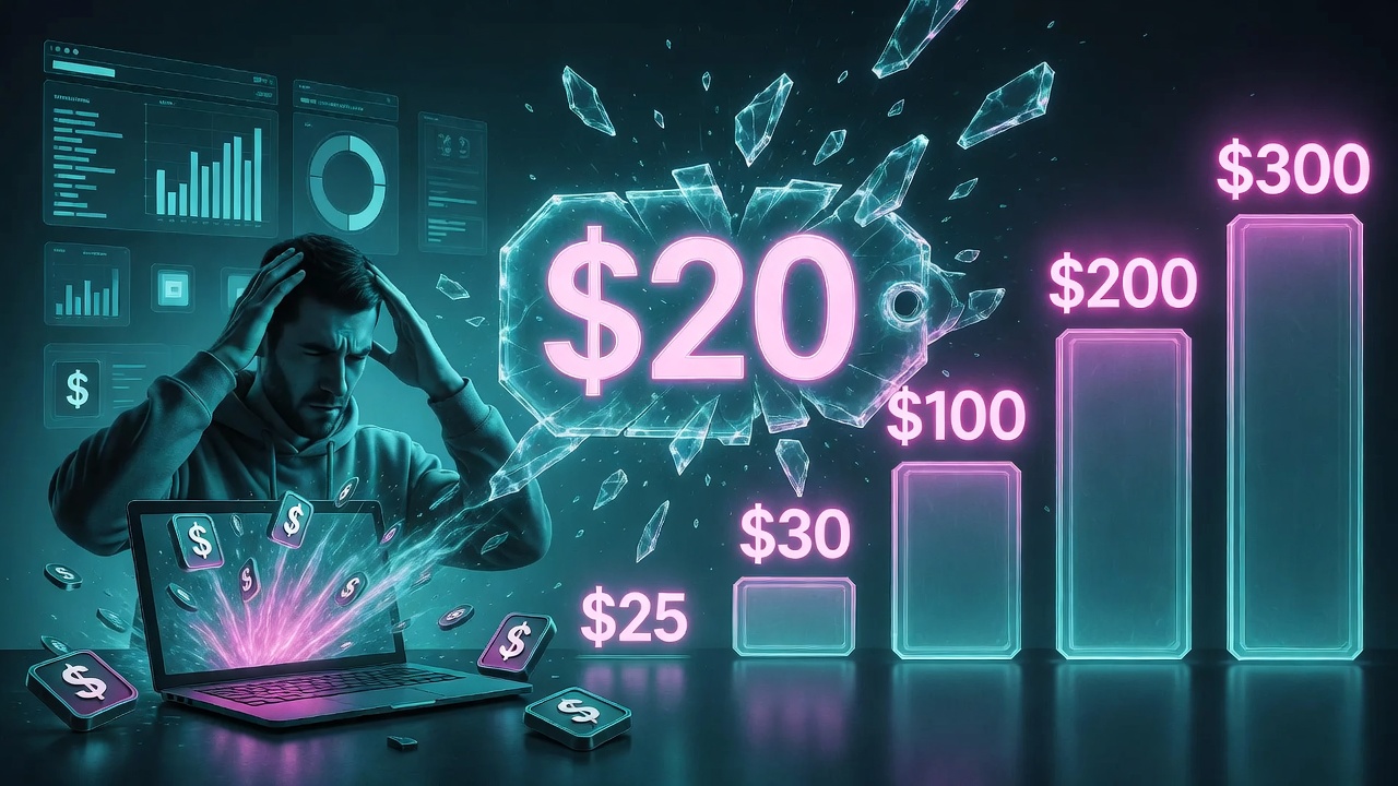 AI subscription pricing illustration