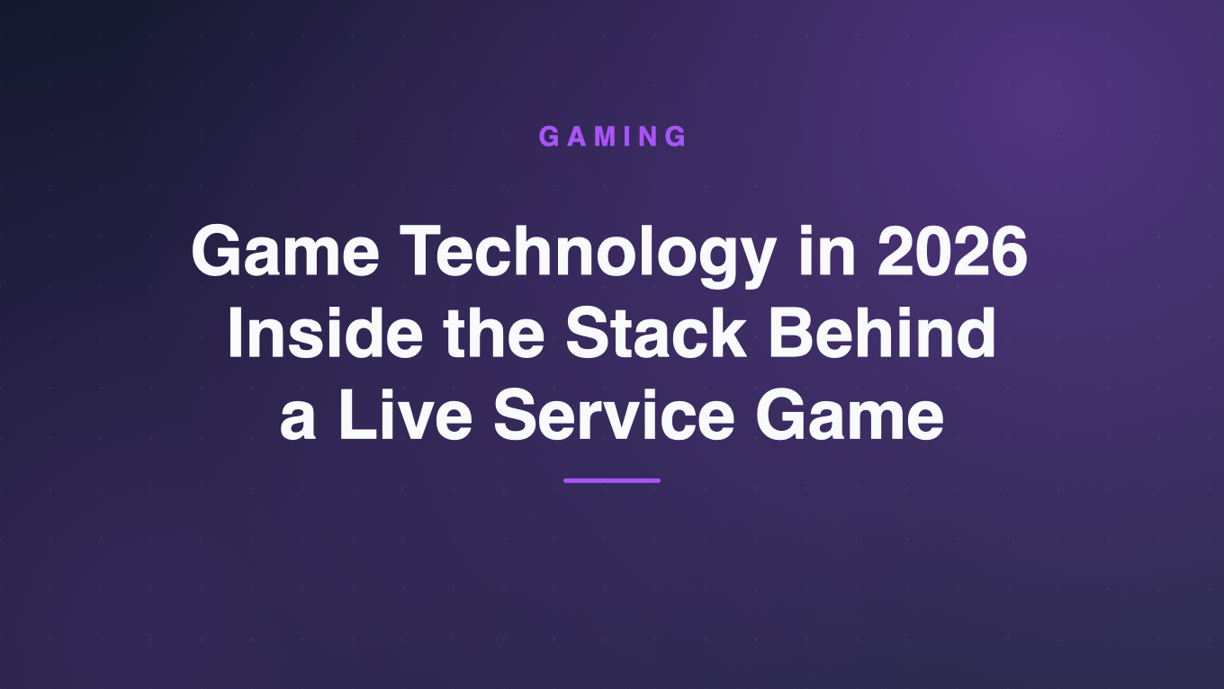 Gaming hub - economics, technology, and live service