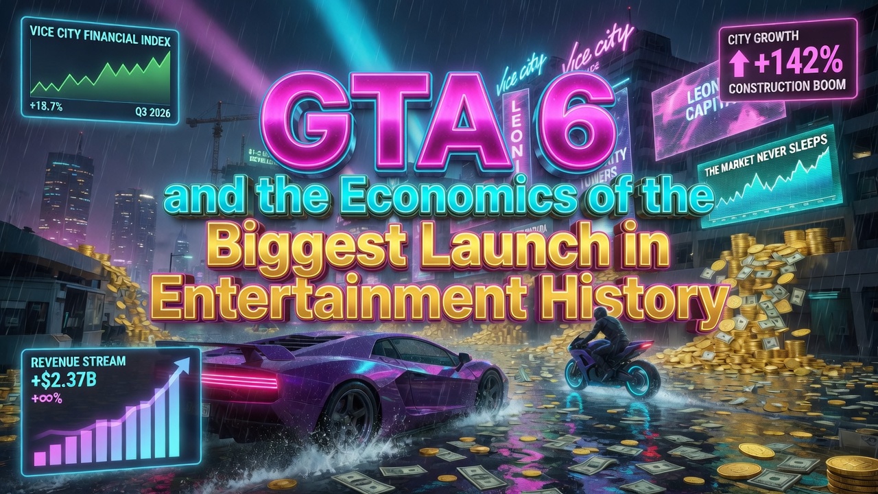 Grand Theft Auto VI launch as a record-breaking entertainment economy
