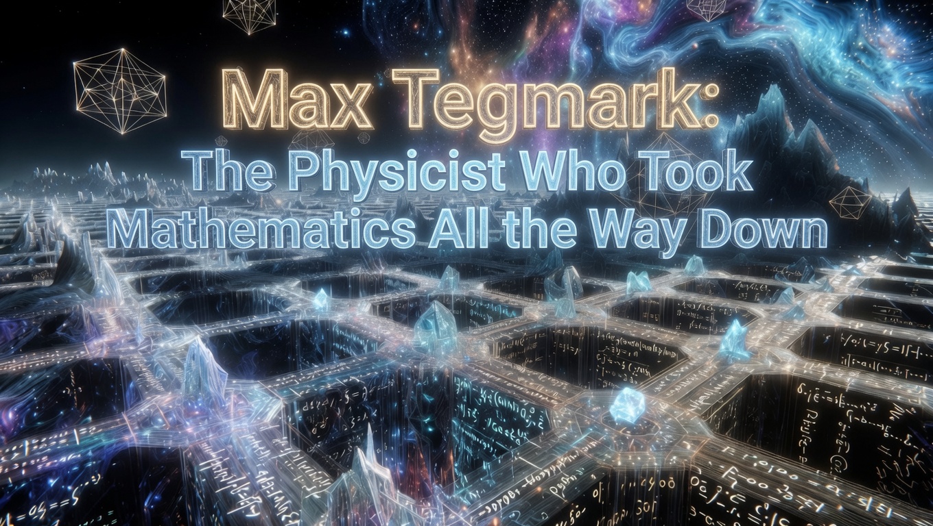 Max Tegmark - The Physicist Who Took Mathematics All the Way Down Banner