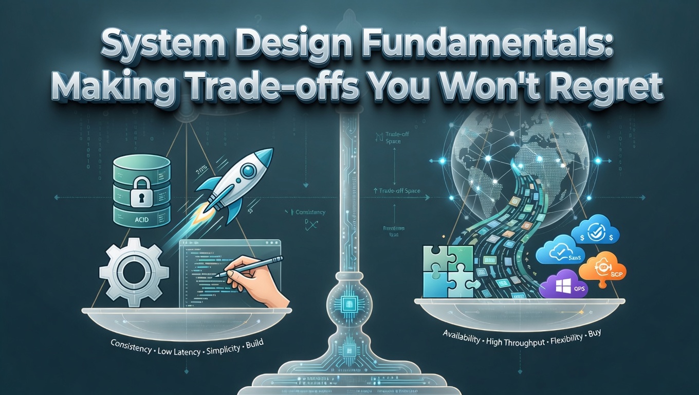 System Design Fundamentals - Making Trade-offs You Won't Regret Banner