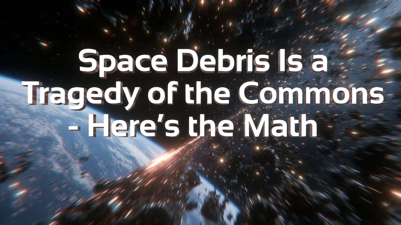 Space Debris Tragedy of the Commons Banner