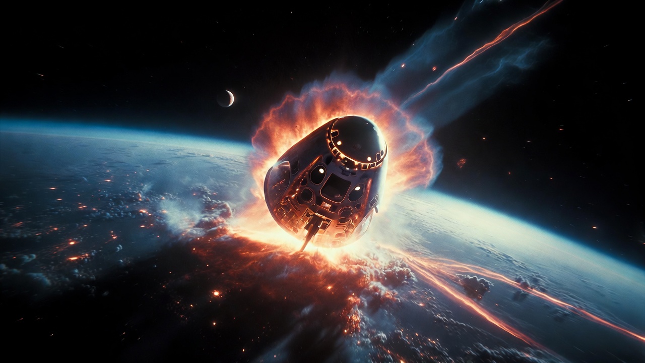 Spacefact Reenty Banner